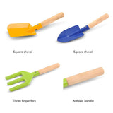 5Pcs Kids Mini Gardening Tool Set Children Garden Planting Hand Kit Garden Digging Sand Tools Toys - Side View