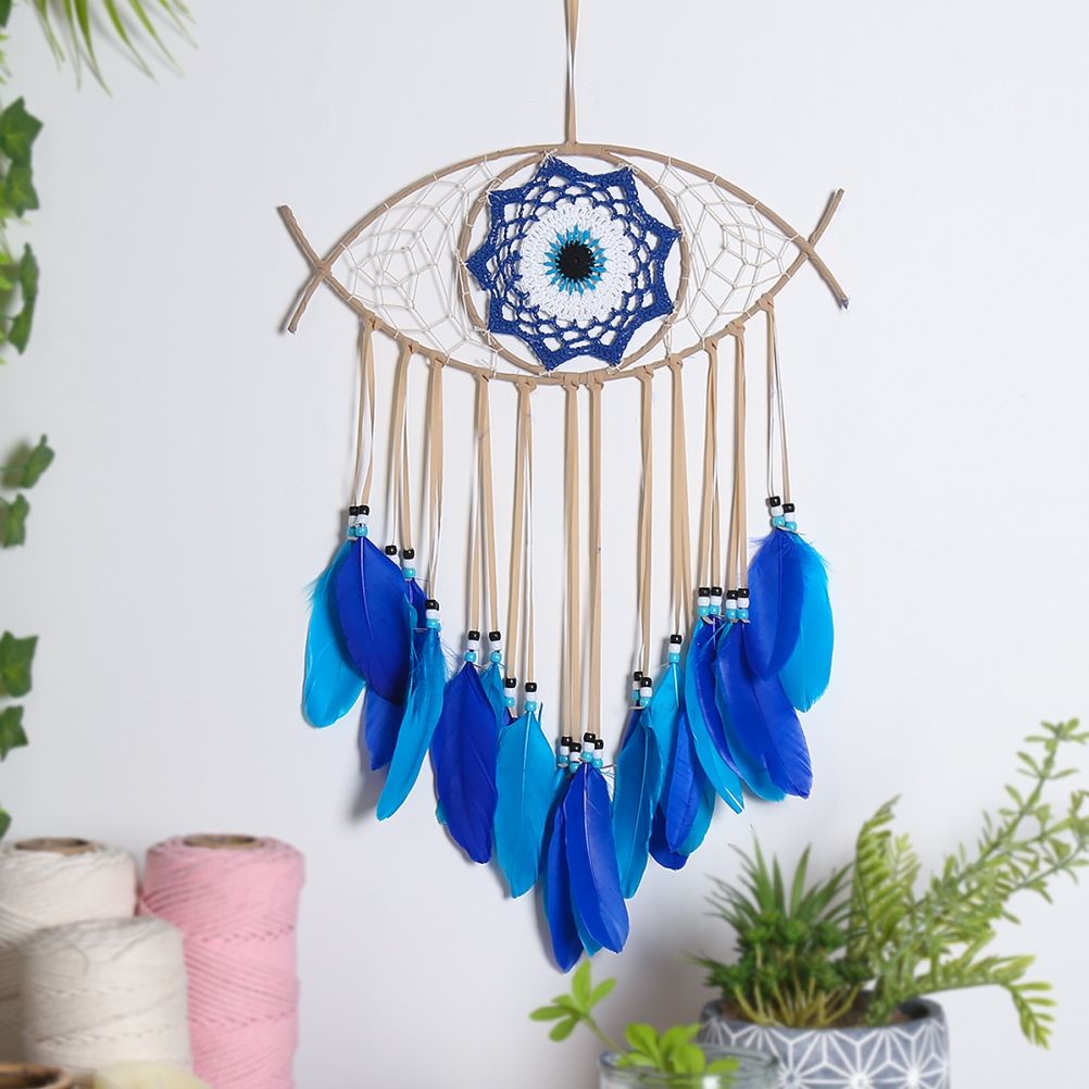 Dream Catcher Eye Dream Catcher Luck Charm Eye Wall Hanging for Room House Decor