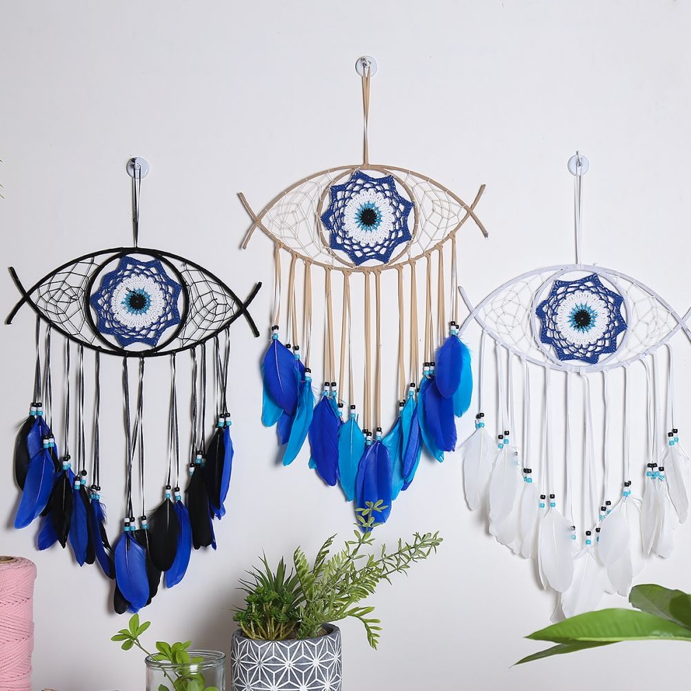 Dream Catcher Eye Dream Catcher Luck Charm Eye Wall Hanging for Room House Decor