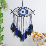 Dream Catcher Eye Dream Catcher Luck Charm Eye Wall Hanging for Room House Decor - 45-Degree Angle