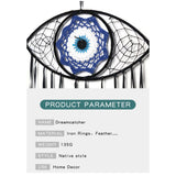 Dream Catcher Eye Dream Catcher Luck Charm Eye Wall Hanging for Room House Decor