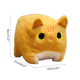 Pocket Cat Doll Cute Stuffed Animal Cat Plush Toy Birthday Gifts for Girls Teen Kids Adults - Front View