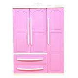 Doll Closet Clothing Organizer Mini Princess Furniture Wardrobe Ornaments Doll House Closet Toy Accessories