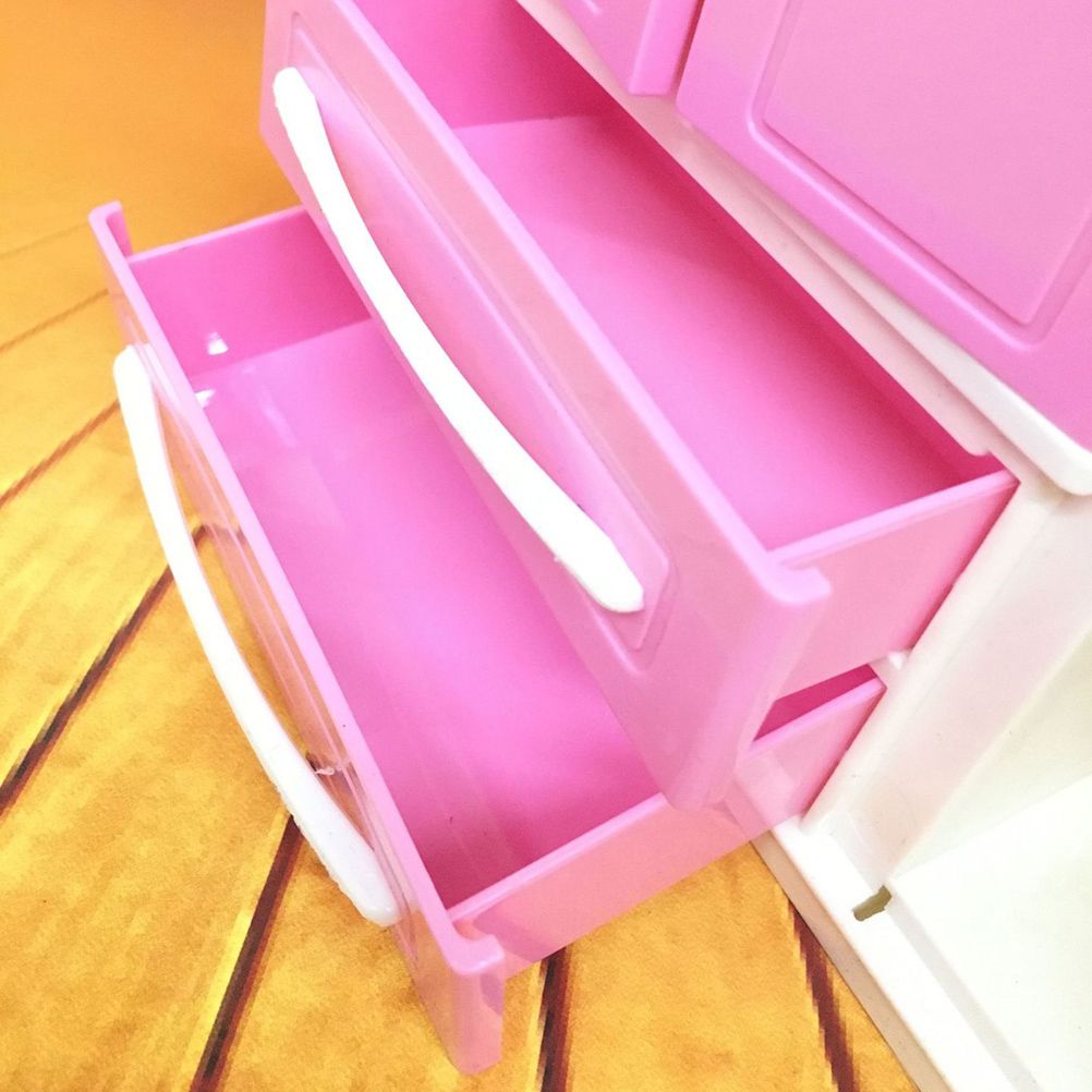 Doll Closet Clothing Organizer Mini Princess Furniture Wardrobe Ornaments Doll House Closet Toy Accessories