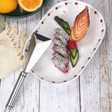 Kitchen Triangular Shape Carving Tool Stainless Steel Fruit Vegetable Engraving Slicers Flower Cutter Kitchen Gadgets