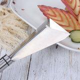 Kitchen Triangular Shape Carving Tool Stainless Steel Fruit Vegetable Engraving Slicers Flower Cutter Kitchen Gadgets