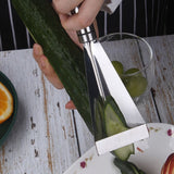 Kitchen Triangular Shape Carving Tool Stainless Steel Fruit Vegetable Engraving Slicers Flower Cutter Kitchen Gadgets - Extra Image