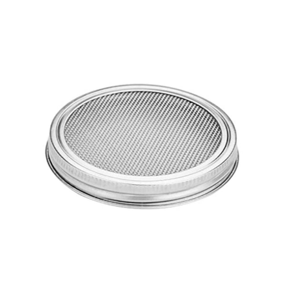 Sprouting Jar With Stainless Steel 304 Screen Lid Wide Mouth Quart Mason Sprouter