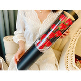 Soap Rose Flower Bouquet Gift Box Artificial Rose Flowers Rose Petal Bouquet Tube Valentine's Day Gift For Lover - Side View