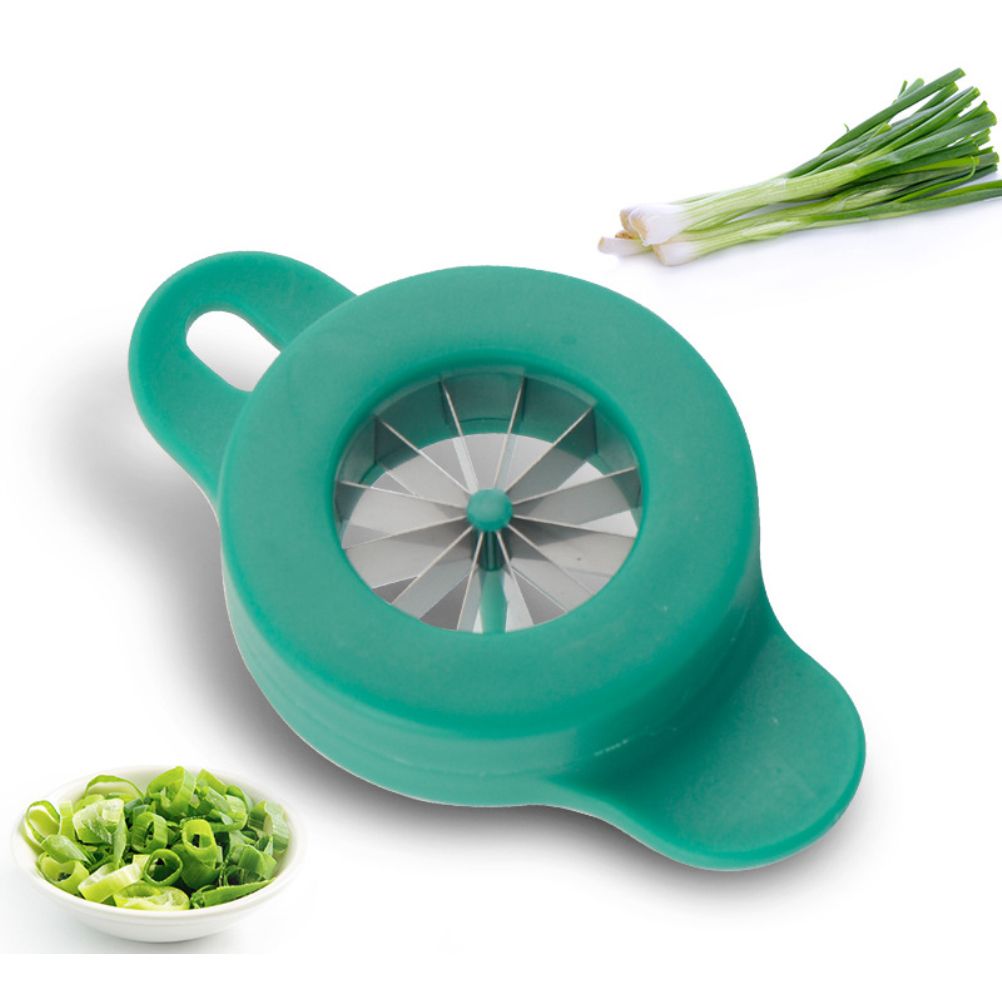 Household Stainless Steel Scallion Cutter Plum Blossom Shred Silk Cutter Sharp Onion Cutter Graters Kitchen Shred Accessories