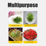 Household Stainless Steel Scallion Cutter Plum Blossom Shred Silk Cutter Sharp Onion Cutter Graters Kitchen Shred Accessories