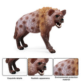 Hyena Figurine Ornaments Simulation PVC Hyena Wild Animals Figurine Collectible Hyena Model Toys for Kids