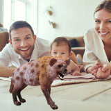 Hyena Figurine Ornaments Simulation PVC Hyena Wild Animals Figurine Collectible Hyena Model Toys for Kids