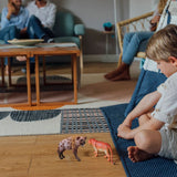 Hyena Figurine Ornaments Simulation PVC Hyena Wild Animals Figurine Collectible Hyena Model Toys for Kids