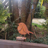 Garden Art Silhouette Bird Shaped Artwork Decoration Garden Metal Animal Outline Silhouette Decorative - 45-Degree Angle