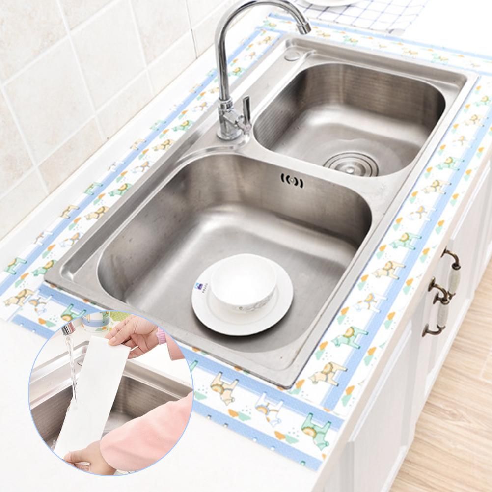 Waterproof Sealing Tape PVC Sink Bath Sealing Strip Tape for Kitchen Bathroom Adhesive Sealing Tape Seam Stickers