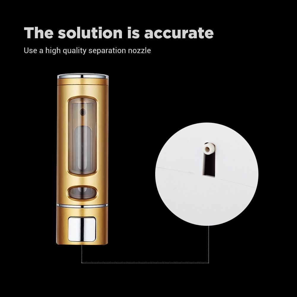 400ml Wall Mount Manual Soap Dispenser for Kitchen and Bathroom