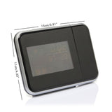 Projection Alarm Clock 180 Degree Adjustable Digital Projector Clock with Weather Station and Temperature Humidity LED Color Screen Perpetual Calendar Clock