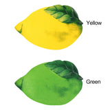 Outdoor Wedding Placemat Green Simulation Plant Leaves New Simulation Lemon Placemat Plate Mat - Rear View