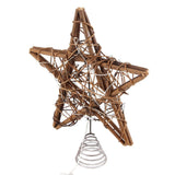 Christmas Tree Vine Top Star Festival Decoration Christmas Tree Topper - Rear View