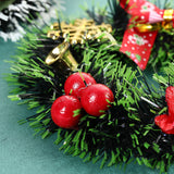 Candle Wreath Christmas Wreath Christmas Tree Wreath Candle Garland - Side View