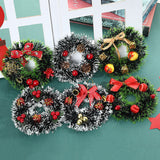 Candle Wreath Christmas Wreath Christmas Tree Wreath Candle Garland