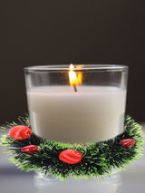 Candle Wreath Christmas Wreath Christmas Tree Wreath Candle Garland - Extra Image