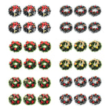 Candle Wreath Christmas Wreath Christmas Tree Wreath Candle Garland