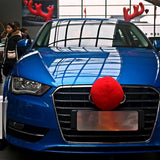 Reindeer Antlers Kit For Car Festive Christmas Car Decorations