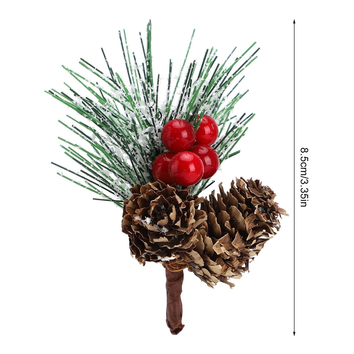 Mini Christmas Tree Accessories Pine Cones Pine Branches Christmas Decorations Small Flower Arrangements