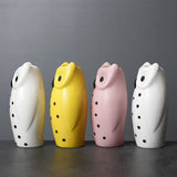 Flower Pots Nordic Modern Vase Decoration Owl Decorative Ceramic Desktop Crafts Ornament
