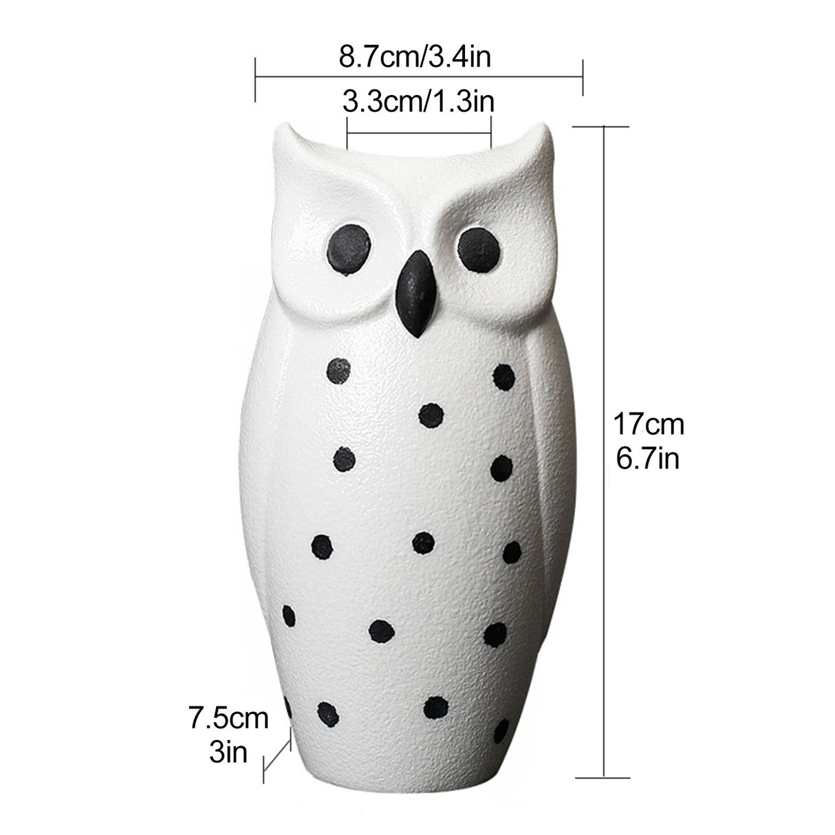 Flower Pots Nordic Modern Vase Decoration Owl Decorative Ceramic Desktop Crafts Ornament