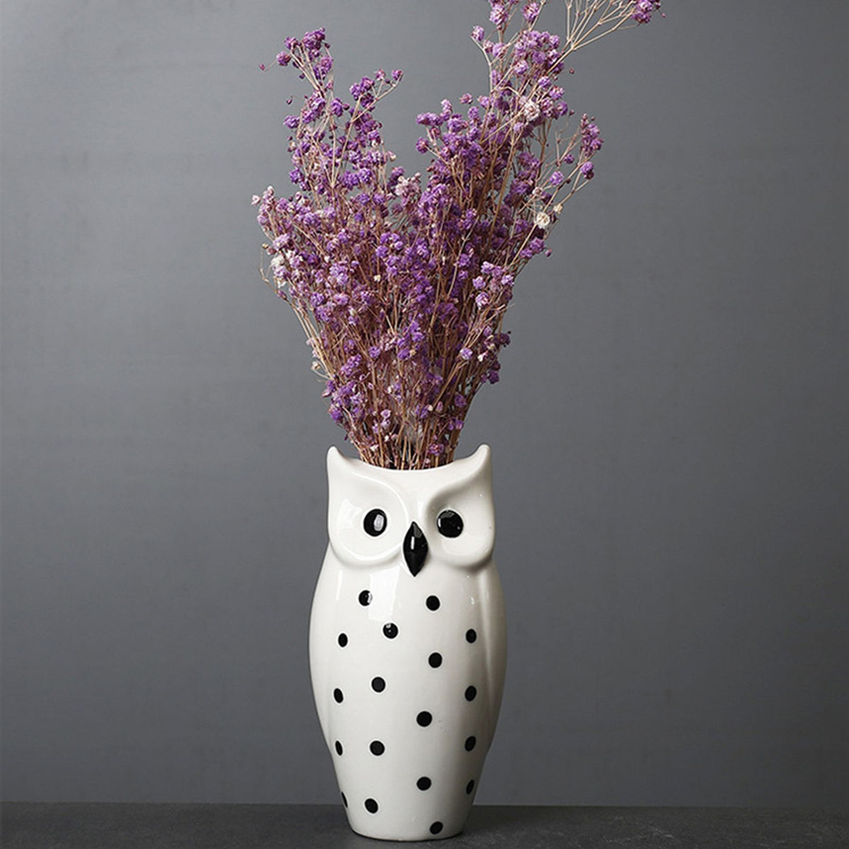 Flower Pots Nordic Modern Vase Decoration Owl Decorative Ceramic Desktop Crafts Ornament