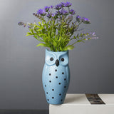 Flower Pots Nordic Modern Vase Decoration Owl Decorative Ceramic Desktop Crafts Ornament
