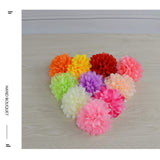 50pcs Artificial Marigold Flowers Fake Flower Heads Garland for Wedding Home Christmas Decor Creamy 10cm