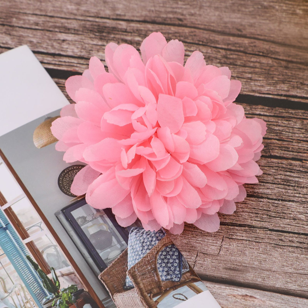 50pcs Artificial Marigold Flowers Fake Flower Heads Garland for Wedding Home Christmas Decor Creamy 10cm