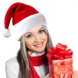 Children Adult Hat Thickened Plush Hat Christmas Hat Christmas Decoration Supplies - Rear View