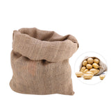 Large Capacity Coarse Hemp Storage Bags Potato Storage Bags Burlap Potato Bag - Front View