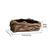 Cement Tree Stump Flower Pot