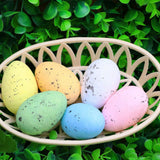 100PCS Colorful Foam Eggs Easter Egg Ornaments Crafts Birds Eggs DIY Wreath Accessories