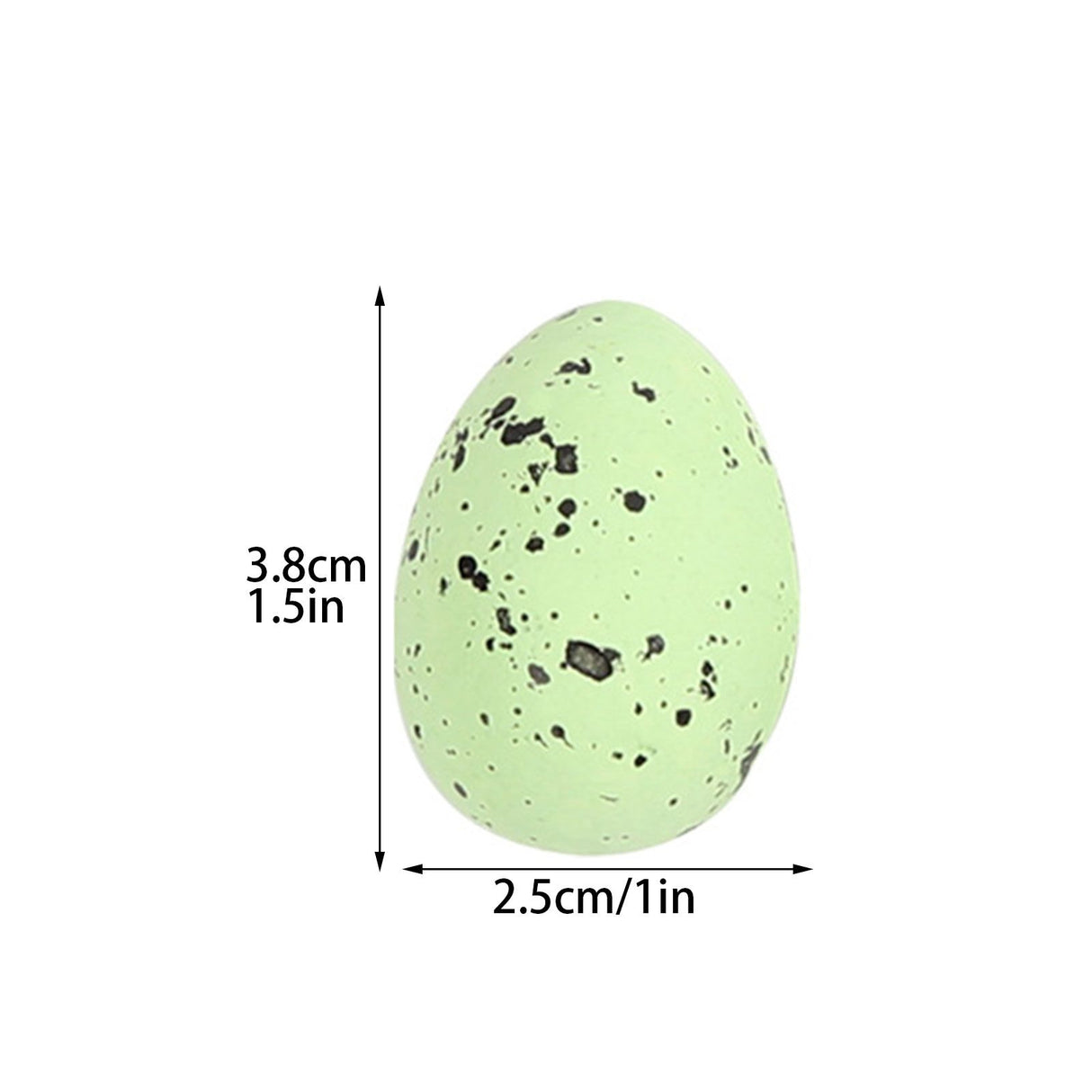 100PCS Colorful Foam Eggs Easter Egg Ornaments Crafts Birds Eggs DIY Wreath Accessories