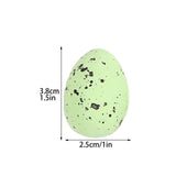 100PCS Colorful Foam Eggs Easter Egg Ornaments Crafts Birds Eggs DIY Wreath Accessories - Extra Image
