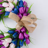 Wreath Artificial Hanging Wreath for Front Door Wall Tree Party Shop Window Decoration