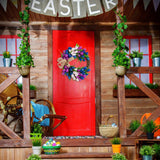 Wreath Artificial Hanging Wreath for Front Door Wall Tree Party Shop Window Decoration