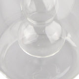 Glass Oil Control Jar Kitchen 2 in 1 Sealed Oil and Vinegar Dispenser Transparent Oil and Vinegar Bottle