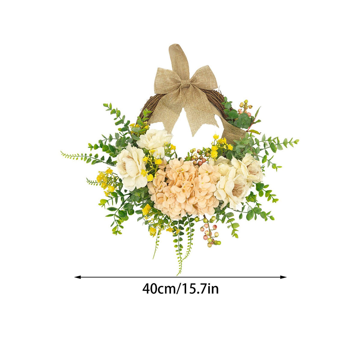 Imitation Wreath Simulation Vibrant Wreath Decoration for Home Door