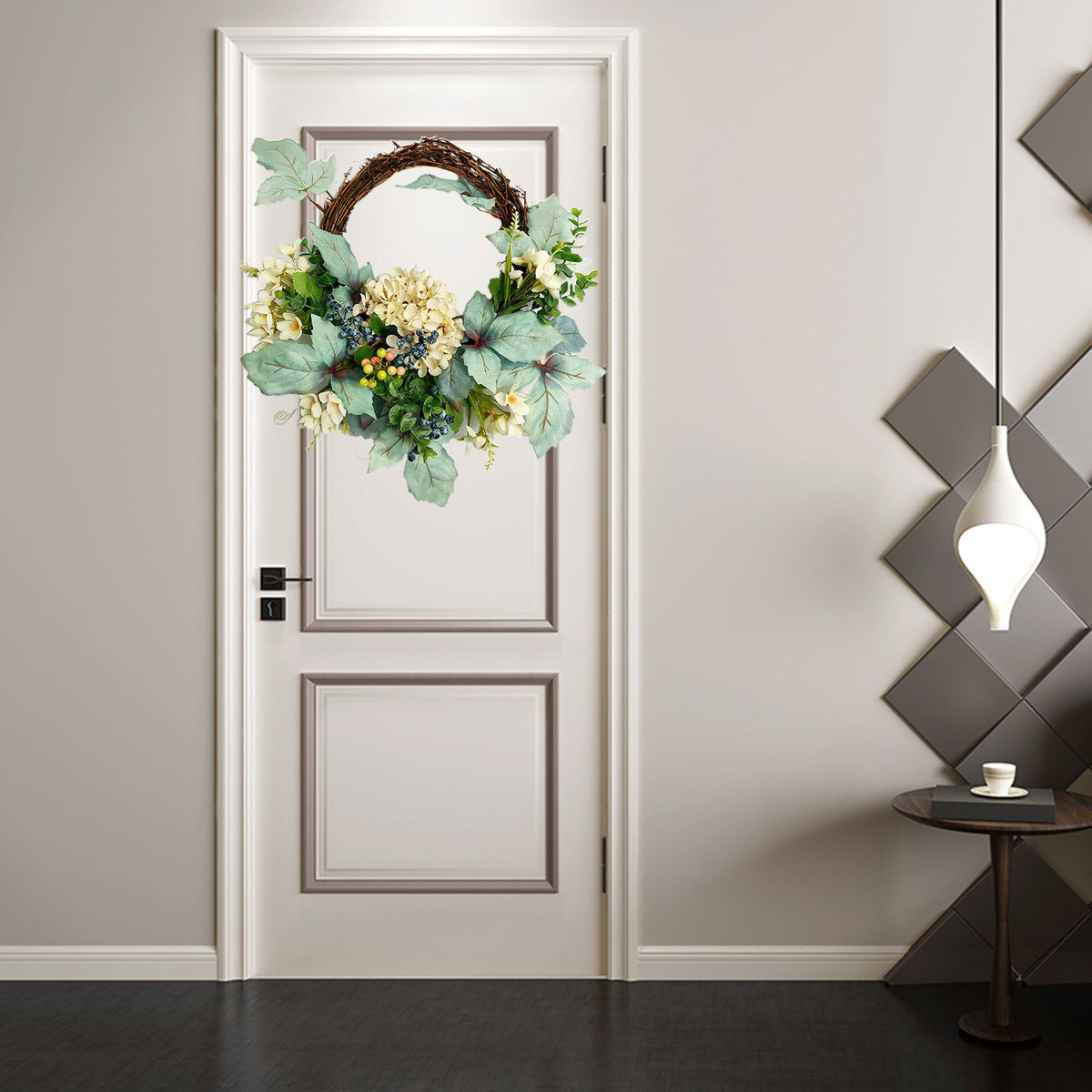 Imitation Wreath Simulation Vibrant Wreath Decoration for Home Door