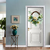 Imitation Wreath Simulation Vibrant Wreath Decoration for Home Door - Low Angle