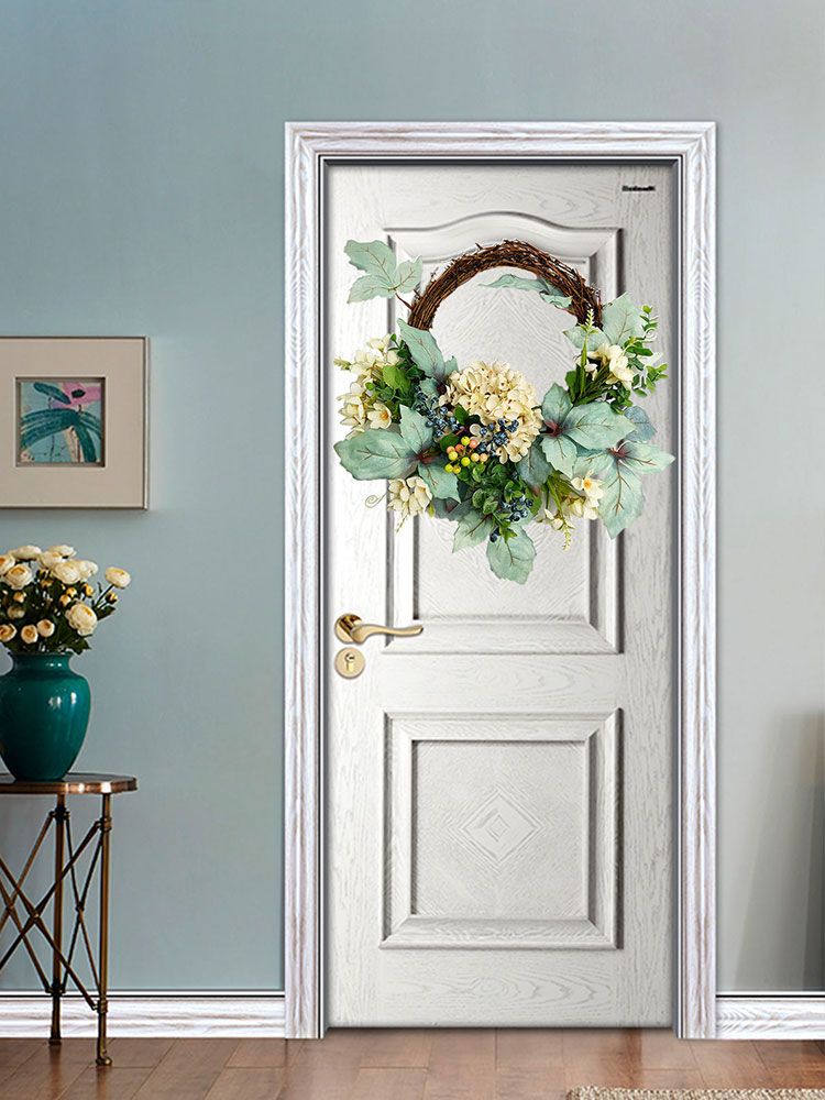 Imitation Wreath Simulation Vibrant Wreath Decoration for Home Door
