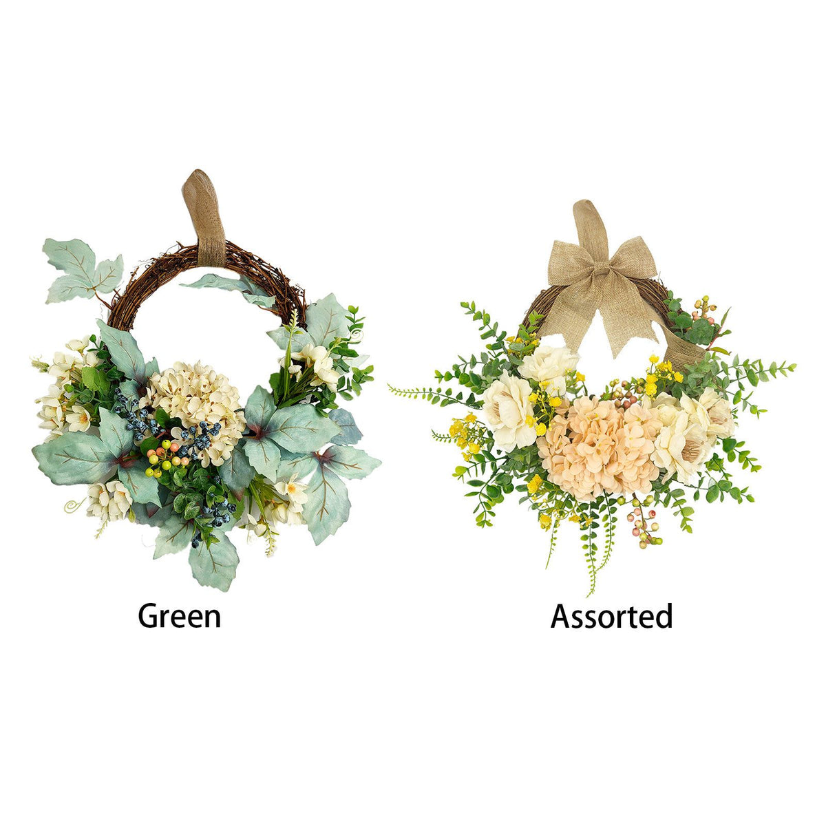 Imitation Wreath Simulation Vibrant Wreath Decoration for Home Door